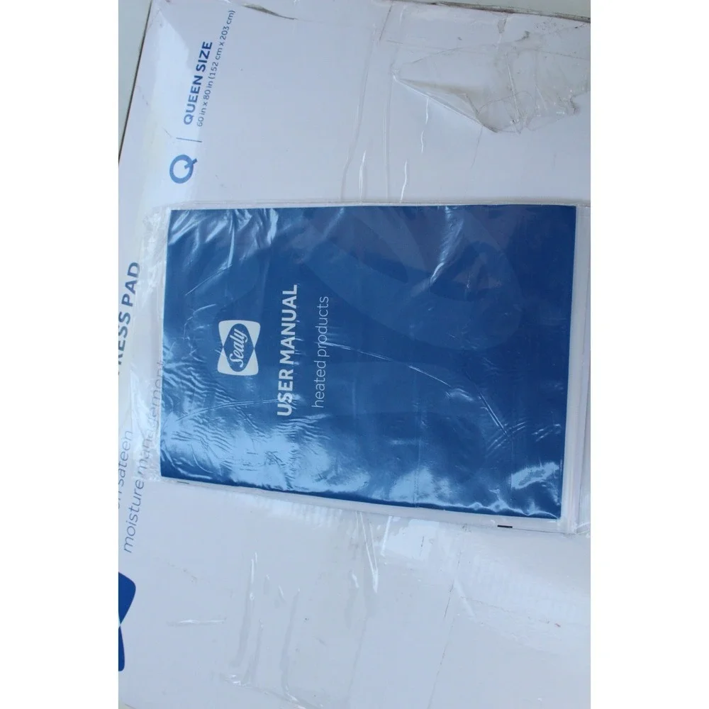 Sealy Warming Mattress Pad‎ Queen Cotton Sateen Moisture Management